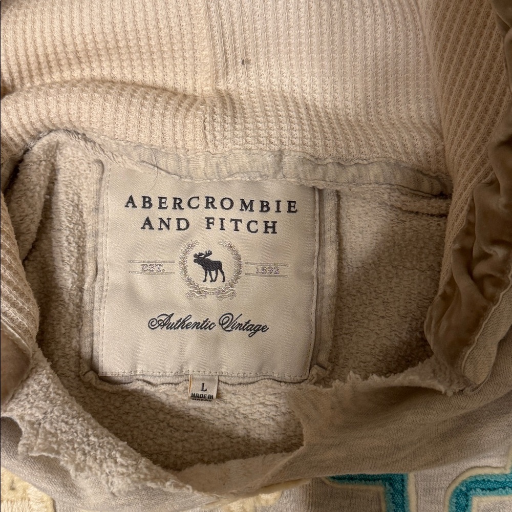 Y2K Vintage Abercrombie&Fitch Hoodie Large - Picture 6 of 10